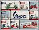 Nostalgic Art Set Decorative Magnets Metallic 9 Pieces