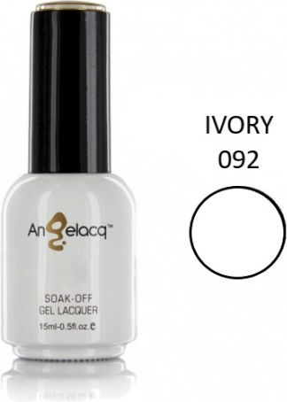 Angelacq Angelacq Ημιμόνιμο Βερνίκι Νυχιών 092 Ivory 15ml