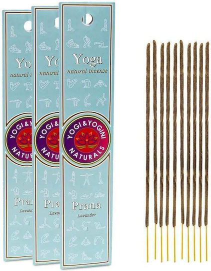 Yogi & Yogini Raumdüfte Sticks Prana mit Lavendel Parfüm 3276 10 Stück