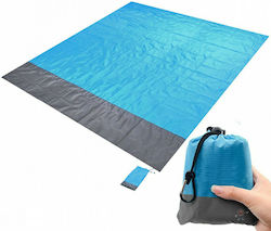 Κουβέρτα Πικ Νικ Αδιάβροχη 210x200cm σε Γαλάζιο χρώμα
