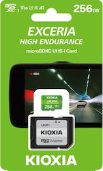 Kioxia Exceria High Endurance microSDXC 256GB Clasa 10 U3 V30 A1 UHS-I cu adaptor