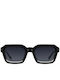 Meller Nayah Sunglasses with All Black Plastic Frame and Black Lens NAY-TUTCAR