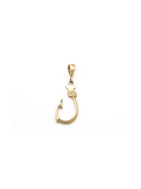 14K Gold pendant hook.