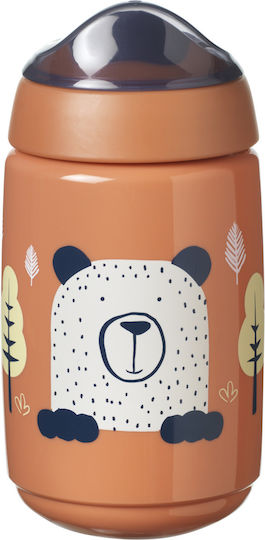 Tommee Tippee Παιδικό Ποτηράκι Sippee Cup από Σιλικόνη Πορτοκαλί 390ml για 12m+