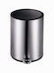 Cyclops Metallic Bathroom Basket Soft Close 6lt Silver