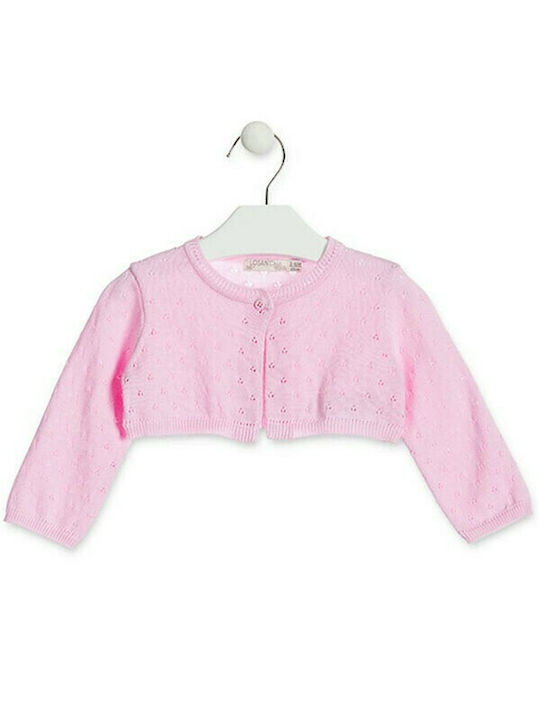 Bolero Losan Bebe Bebe Knitted Spring Pink 918-5791AA-A - Roz