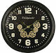 Aria Trade Antique Wall Clock Plastic Black Ø57cm