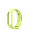 Tech-Protect Icon Armband Silikon mit Pin Lime (Mi Smart Band 5/Mi Smart Band 6) TPRIB6L