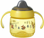 Tommee Tippee Educational Sippy Cup Plastic with Handles Yellow for 4m+m+ 190ml