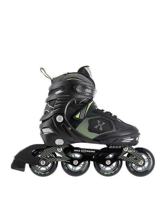 Nils NA9080 16-01-119 Inline Einstellbar Rollers Schwarz Erwachsene/Kinder