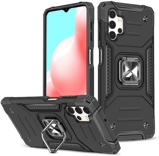 Wozinsky Ring Armor Задна корица Пластмаса Черен (Samsung Galaxy A13 5G)