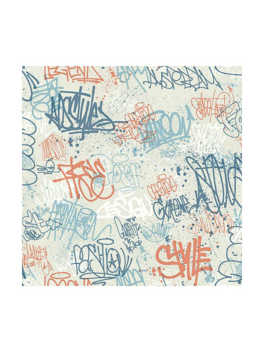 Ugepa Kids Wallpaper Vinyl Coated Graffiti L53xH1000εκ.