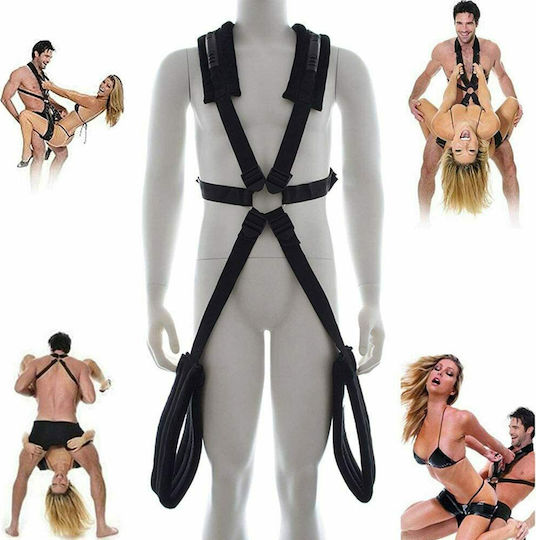 Βοήθημα Soft Lining Body-to-Body Swing Sex Support System Black