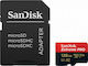 Sandisk Extreme Pro microSDXC 128GB Class 10 U3 V30 A2 UHS-I με αντάπτορα SDSQXCD-128G-GN6MA