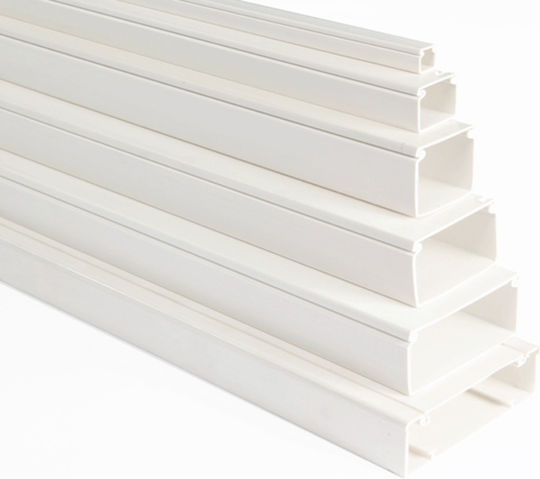 Lineme Κανάλι Καλωδίων από Πλαστικό 60mm x 40mm Λευκό