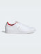 Adidas Stan Smith Sneakers Cloud White / Scarlet / Gold Metallic