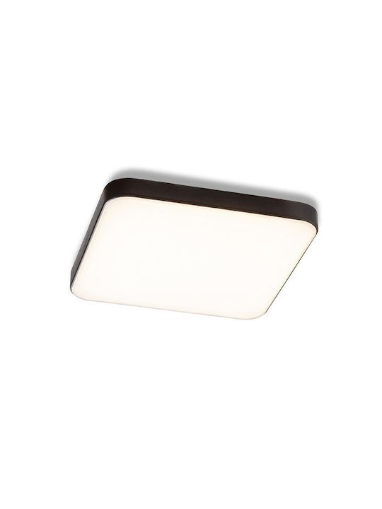 Rendl Light Studio Πλαφονιέρα Οροφής 9εκ. Μαύρη με Ενσωματωμένο LED