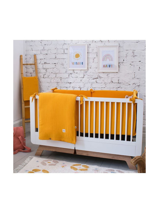 Funna Baby Сет Бебешка Долен Калъф с Калъфка за Възглавница Жълт 110x150см. Funna Baby Сет Бебешка Долен Калъф с Калъфка за Възглавница Жълт 110x150см.