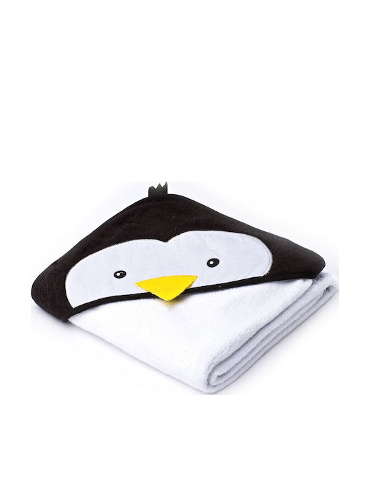 Sensillo Baby Bath Towel Hooded 100x100cm
