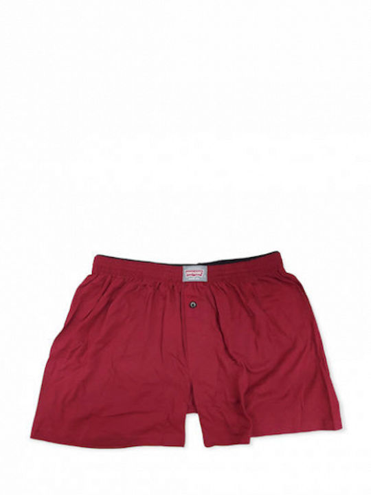 Boxer wide men's chin burgundy