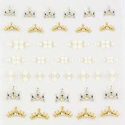 Various Stickers with Design,art stickers for Nails in Gold Color Various Stickers with Design,art stickers for Nails in Gold Color