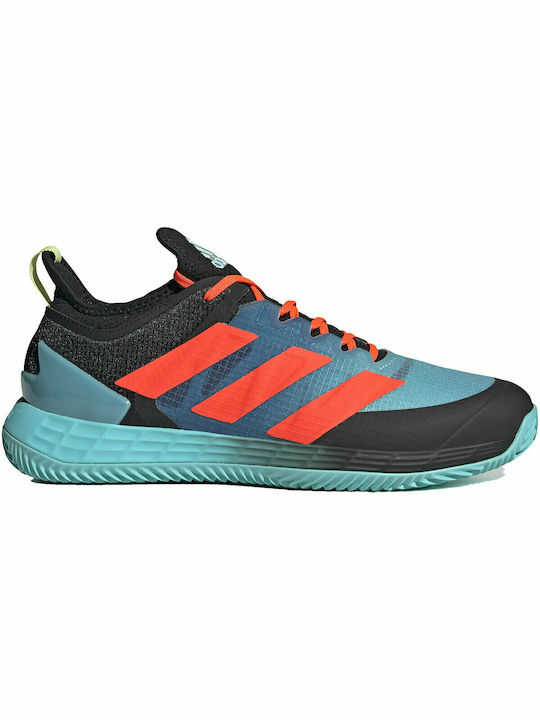 Adidas Adizero Ubersonic 4 Ανδρικά Παπούτσια Τένις για Χωμάτινα Γήπεδα Pulse Aqua / Core Black