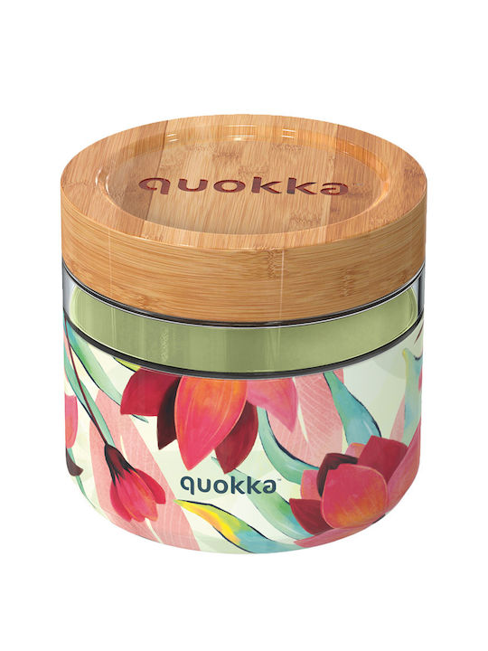 Quokka Lunch Box Glass Multicolour 820ml 1pcs