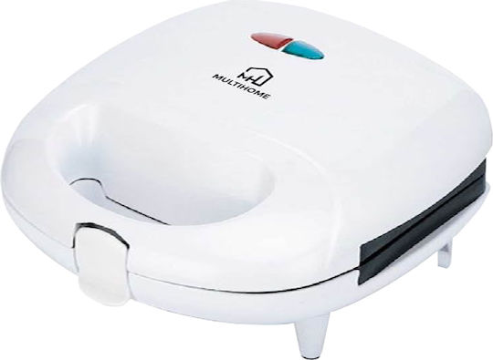 MultiHome SLS1009 Sandwich Maker for for 2 Sandwiches Sandwiches 750W White