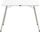 Klikareto Table Metal for Camping Foldable 62x60x80cm White