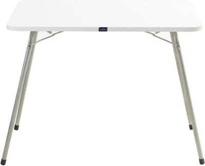 Klikareto Τραπέζι Μεταλλικό για Camping Πτυσσόμενο Πτυσσόμενο 62x60x80cm Λευκό