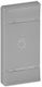 Legrand Stromsteckdosenplatte in Silber Farbe 7...