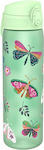 Ion8 Πλαστικό Παγούρι Butterfly σε Πράσινο χρώμα 600ml