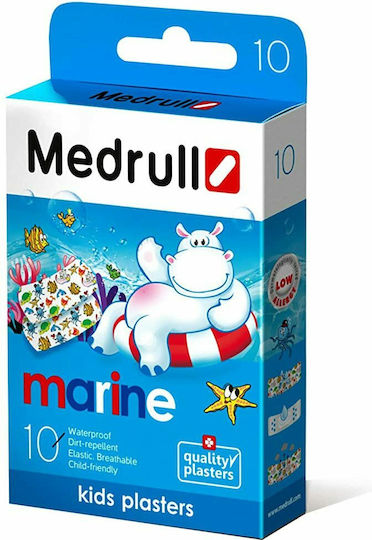 Medrull Marine Kids Waterproof Plasters 10pcs