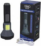 Rechargeable Flashlight LED Dual Function C90