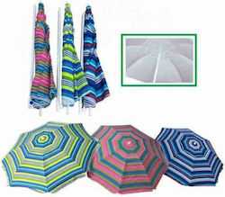 Zanna Toys Umbrelă de Plajă cu Diametru de 2.2m Verde