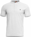 Pentagon Levantes Henley T-shirt σε Λευκό χρώμα