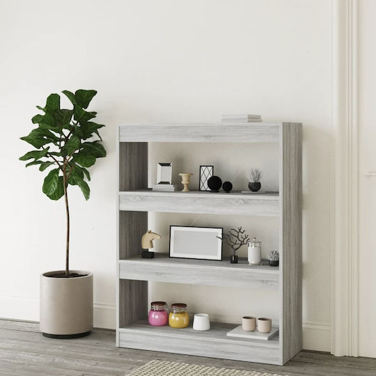 Bibliothek Grau Sonoma 80x30x103cm