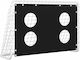 vidaXL Football Training Target Net 184x61x122cm
