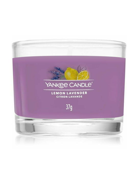 Yankee Candle Lumânare Aromată Lemon Lavender Borcan Violet 37gr 1buc