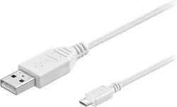 Goobay 0.15m Regular USB 2.0 to micro USB Cable White (96190)