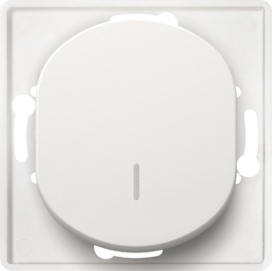 Aling Conel Recessed Wall Switch Single Without Frame White