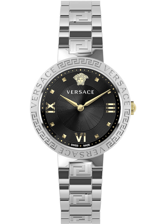 Versace Damen Uhr mit Silber Metallarmband VE2K00521 Skroutz Germany