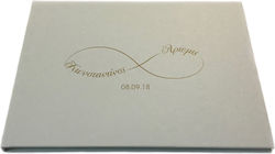 Estelle Weddings Wedding Wish Book Beige