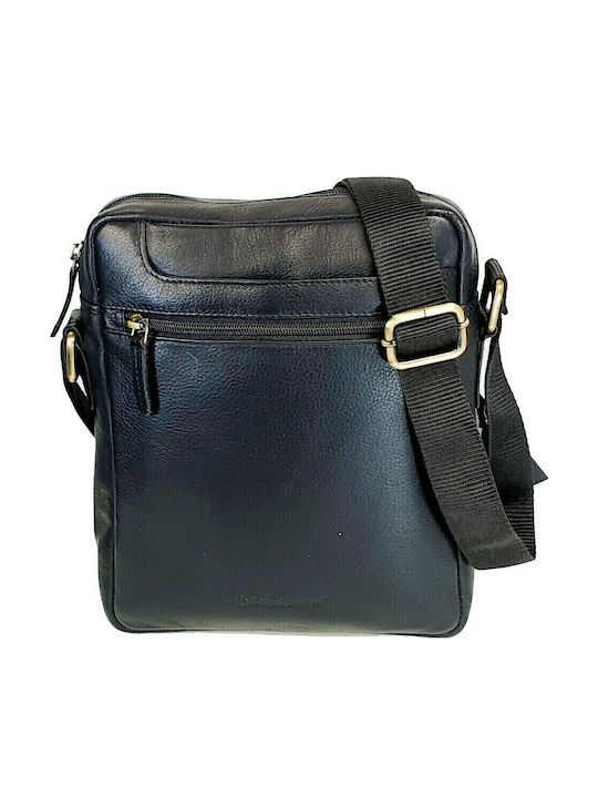 Leather Men's Bag Shoulder / Crossbody Black