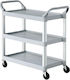 Dianomiki Küchenwagen für gewerbliche Küche mit 3 Ebenen H98xB102xT48cm