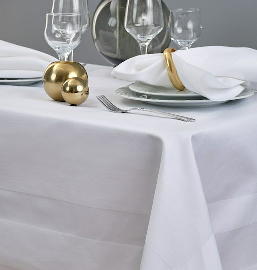 Blanc de Blanc Șervețel Frame Alb 105x105cm