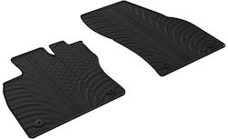 Gledring Front Mats 2pcs for Volkswagen Caddy 2020 Black