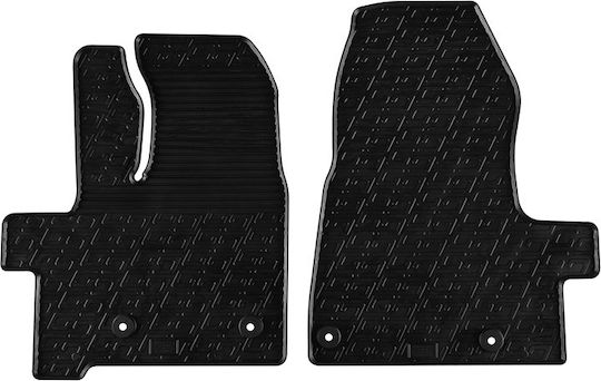 Gledring Front Mats 2pcs for Ford Tourneo Custom 2018 Black