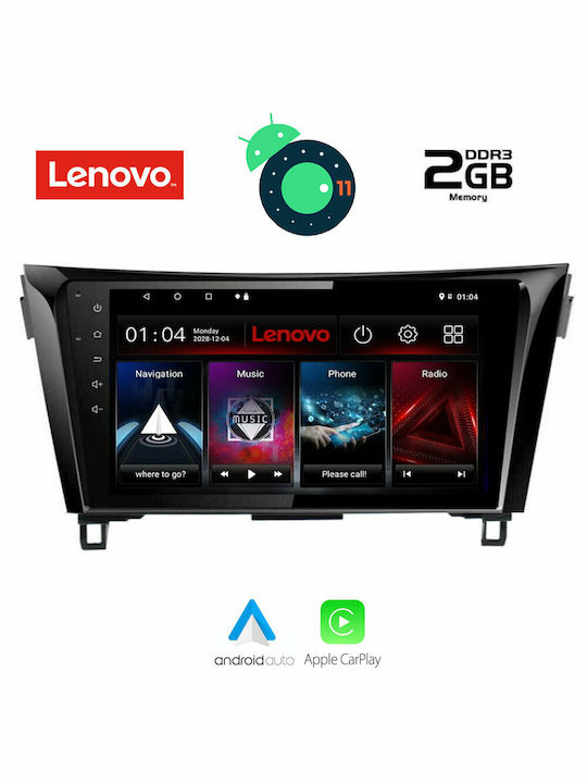 Lenovo Car-Audiosystem für Audi A7 Nissan Qashqai / X-Trail 2014 (Bluetooth/USB/AUX/WiFi/GPS) mit Touchscreen 10.1"