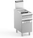 MBM Fryer Gas 12.5kW Capacity 14lt 40x73x118cm FRG74A